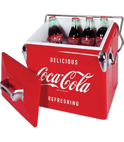 Coca Cola Cool Box 13L Leak-Proof Air Tight Drybox 18 Can Capacity